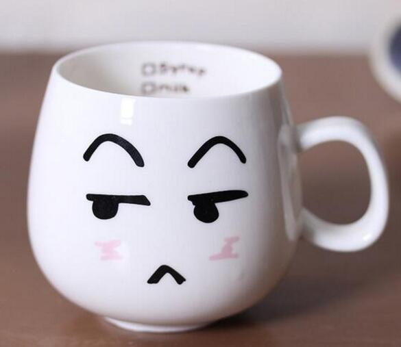 Cute Ceramic Face Mugs