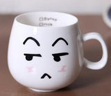 Cute Ceramic Face Mugs