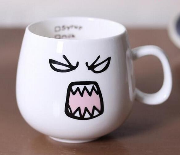 Cute Ceramic Face Mugs