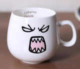 Cute Ceramic Face Mugs
