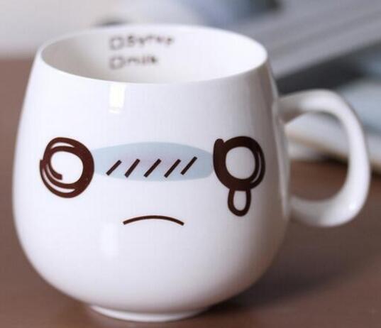 Cute Ceramic Face Mugs