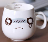 Cute Ceramic Face Mugs