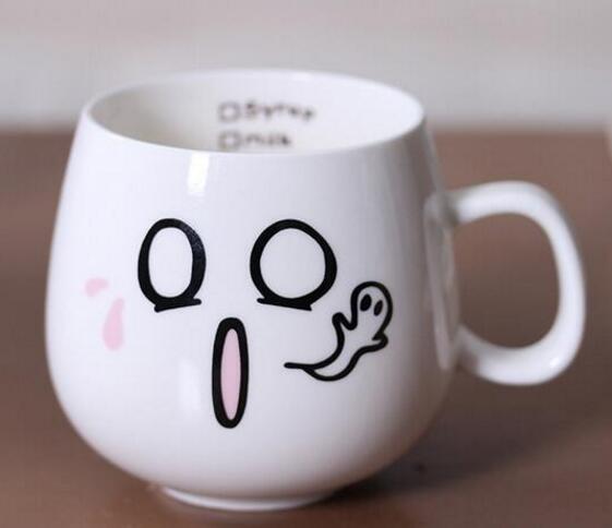 Cute Ceramic Face Mugs