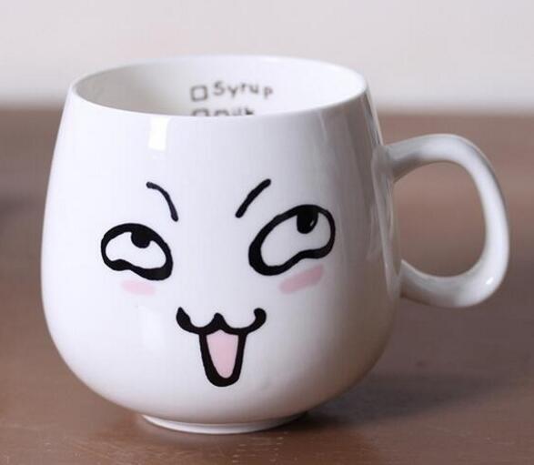 Cute Ceramic Face Mugs