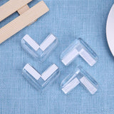 4x Transparent Table Corner Protectors
