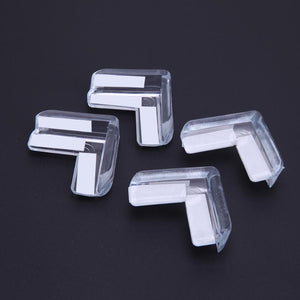 4x Transparent Table Corner Protectors
