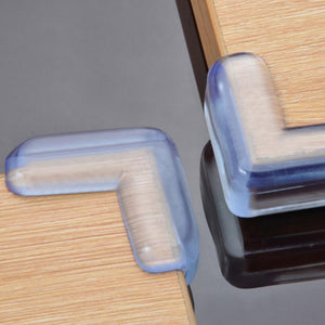 4x Transparent Table Corner Protectors
