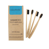 4 Pack Environmentally Safe Bamboo Toothbrush
