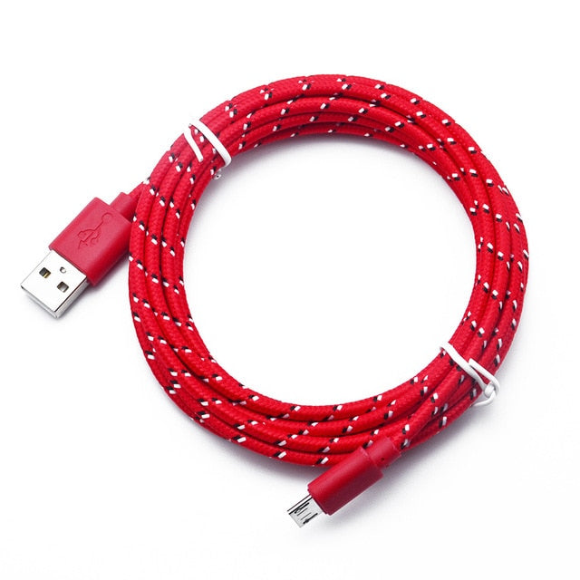 Fast Charging Android Micro USB Cable (1M, 2M, 3M)