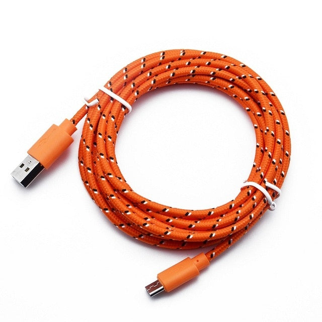 Fast Charging Android Micro USB Cable (1M, 2M, 3M)