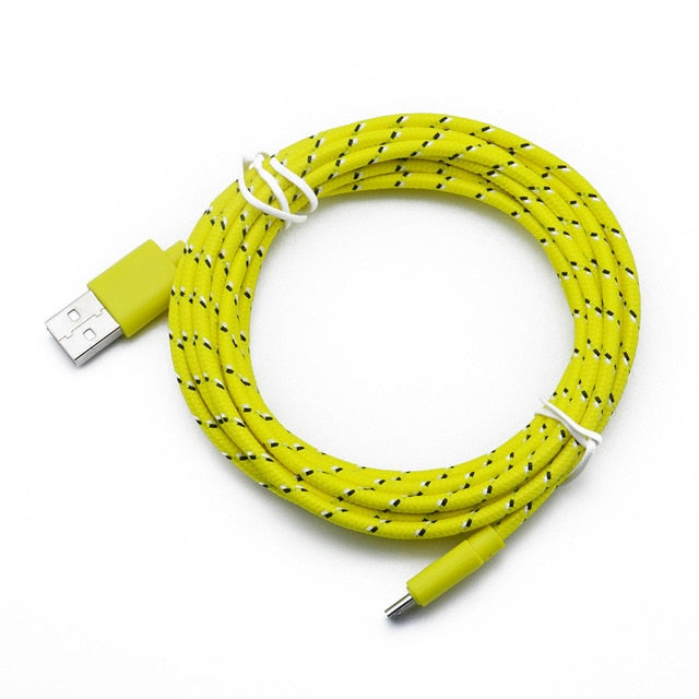 Fast Charging Android Micro USB Cable (1M, 2M, 3M)